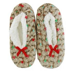 Bundle 2 Par ||Fuzzy Babba | soft Reindeer Slipper | NWT